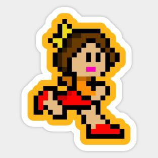 Pixel Girl Sticker